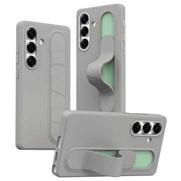 Samsung Galaxy S25+ Smart Hybrid Case with Standing Grip - Titanium Grey
