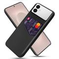 Samsung Galaxy S26 Edge KSQ Case with Card Pocket - Black