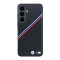 Samsung Galaxy S26 FE BMW M Perforated Tricolor Stripe Magnetic Case - Black