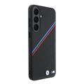 Samsung Galaxy S26 FE BMW M Perforated Tricolor Stripe Magnetic Case - Black