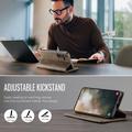 Samsung Galaxy S26 FE Caseme 033 Calf Texture Wallet Case with RFID Blocking - Coffee