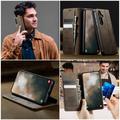 Samsung Galaxy S26 FE Caseme 033 Calf Texture Wallet Case with RFID Blocking - Coffee