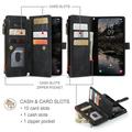 Samsung Galaxy S26 FE Caseme C30 Multifunctional Wallet Case - Black