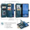 Samsung Galaxy S26 FE Caseme C30 Multifunctional Wallet Case - Blue