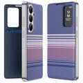 Samsung Galaxy S26 FE Checkered Pattern Smart View Flip Case with Card Slot - Purple