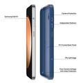 Samsung Galaxy S26 FE Dux Ducis Yind Hybrid Case - MagSafe Compatible - Dark Blue