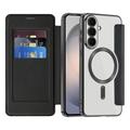 Samsung Galaxy S26 FE Flip Case with Card Slot - MagSafe Compatible - Black