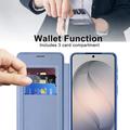 Samsung Galaxy S26 FE Flip Case with Card Slot - MagSafe Compatible - Blue