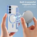 Samsung Galaxy S26 FE Flip Case with Card Slot - MagSafe Compatible - Blue