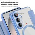 Samsung Galaxy S26 FE Flip Case with Card Slot - MagSafe Compatible - Blue
