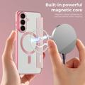 Samsung Galaxy S26 FE Flip Case with Card Slot - MagSafe Compatible - Pink