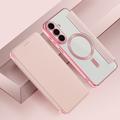 Samsung Galaxy S26 FE Flip Case with Card Slot - MagSafe Compatible - Pink
