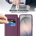Samsung Galaxy S26 FE Flip Case with Card Slot - MagSafe Compatible - Purple