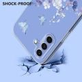 Samsung Galaxy S26 FE Floral Pattern TPU Case - Purple