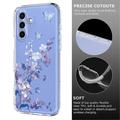 Samsung Galaxy S26 FE Floral Pattern TPU Case - Purple