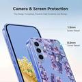 Samsung Galaxy S26 FE Floral Pattern TPU Case - Wisteria