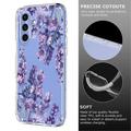 Samsung Galaxy S26 FE Floral Pattern TPU Case - Wisteria