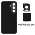 Samsung Galaxy S26 FE Liquid Silicone Case with Hand Strap - Black
