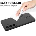 Samsung Galaxy S26 FE Liquid Silicone Case with Hand Strap - Black