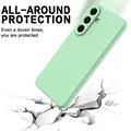 Samsung Galaxy S26 FE Liquid Silicone Case with Hand Strap - Green