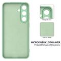 Samsung Galaxy S26 FE Liquid Silicone Case with Hand Strap - Green