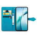 Samsung Galaxy S26 FE Mandala Wallet Case with Wrist Strap - Blue
