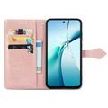 Samsung Galaxy S26 FE Mandala Wallet Case with Wrist Strap - Pink