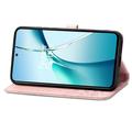 Samsung Galaxy S26 FE Mandala Wallet Case with Wrist Strap - Pink