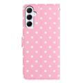 Samsung Galaxy S26 FE Polka Dot Pattern Wallet Case - Pink