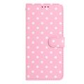 Samsung Galaxy S26 FE Polka Dot Pattern Wallet Case - Pink