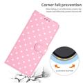Samsung Galaxy S26 FE Polka Dot Pattern Wallet Case - Pink