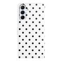 Samsung Galaxy S26 FE Polka Dot Pattern Wallet Case - White
