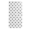 Samsung Galaxy S26 FE Polka Dot Pattern Wallet Case - White