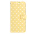 Samsung Galaxy S26 FE Polka Dot Pattern Wallet Case - Yellow