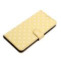Samsung Galaxy S26 FE Polka Dot Pattern Wallet Case - Yellow