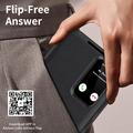 Samsung Galaxy S26 FE Smart Clear View Flip Case with Card Slot - Black
