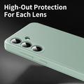 Samsung Galaxy S26 FE Smart Clear View Flip Case with Card Slot - Light Green