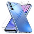 Samsung Galaxy S26 FE TPU Case w/ 2x Tempered Glass Screen Protector - Clear