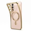 Samsung Galaxy S26 FE Tech-Protect MagFlex Case - MagSafe Compatible - Clear / Gold
