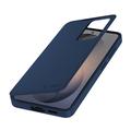 Samsung Galaxy S26 FE Tech-Protect Smart Clear View Flip Case with Card Slot - Navy Blue