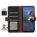 Samsung Galaxy S26 FE Wallet Leather Case with RFID - Black