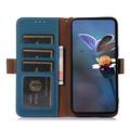 Samsung Galaxy S26 FE Wallet Leather Case with RFID - Blue