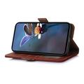 Samsung Galaxy S26 FE Wallet Leather Case with RFID - Brown