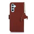 Samsung Galaxy S26 FE Wallet Leather Case with RFID - Brown