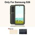 Samsung Galaxy S26 Love Mei Powerful Hybrid Case - Green