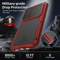 Samsung Galaxy S26 Love Mei Powerful Hybrid Case - Red
