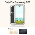 Samsung Galaxy S26 Love Mei Powerful Hybrid Case - White