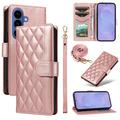 Samsung Galaxy S26 Luxury Quilted Wallet Case - Rose Gold