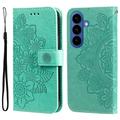 Samsung Galaxy S26 Mandala Series Wallet Case - Green