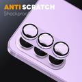 Samsung Galaxy S26 Northjo Full Protection Matte Metal and Tempered Glass Camera Lens Protector - Purple
